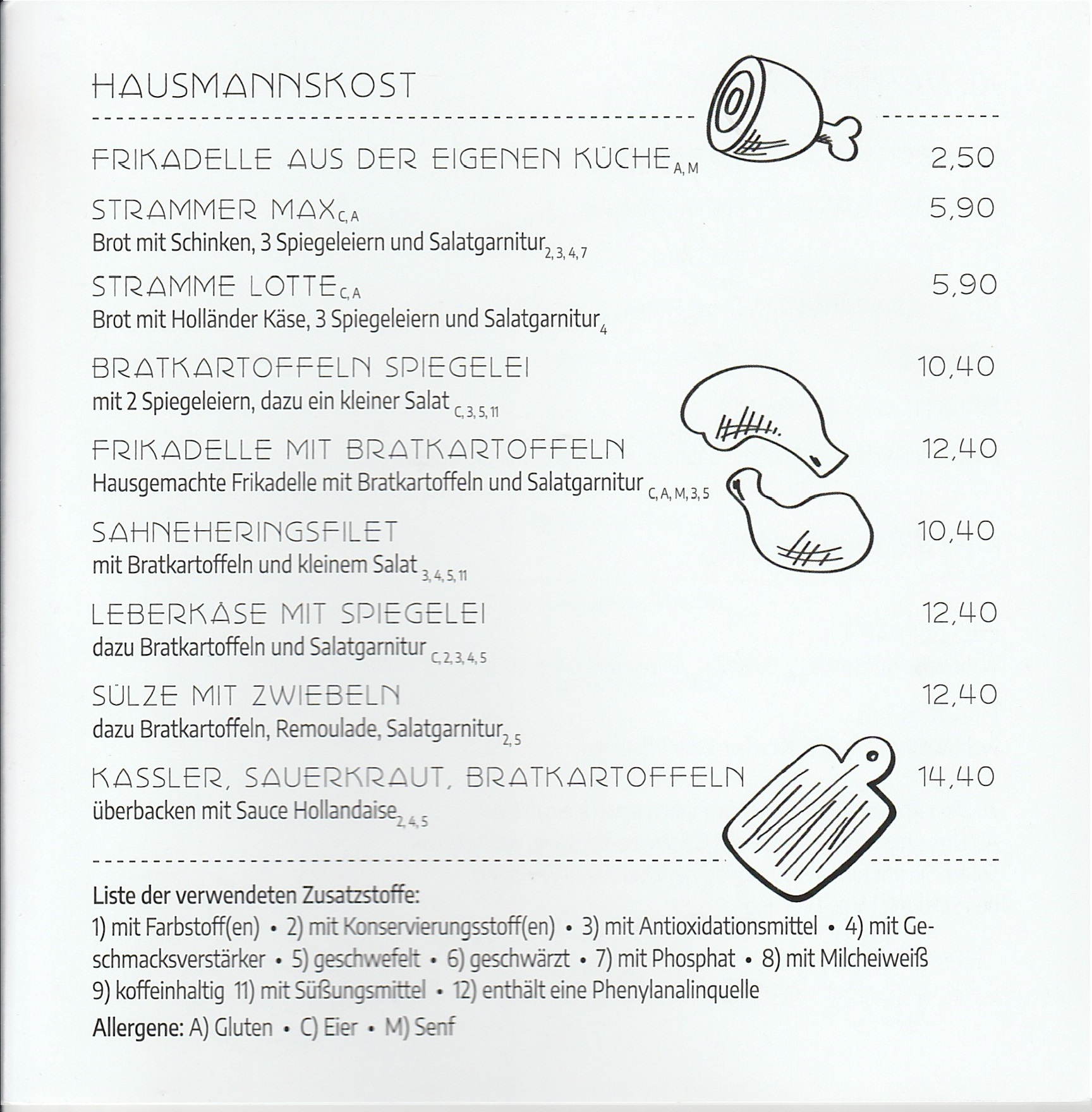 Karte Hausmannkost 032024